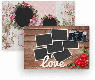 Выбор шаблона в программе ФотоКОЛЛАЖ